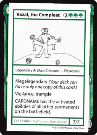 Vazal, the Compleat (2021 Edition) [Mystery Booster Playtest Cards] | Mega City Incorporated