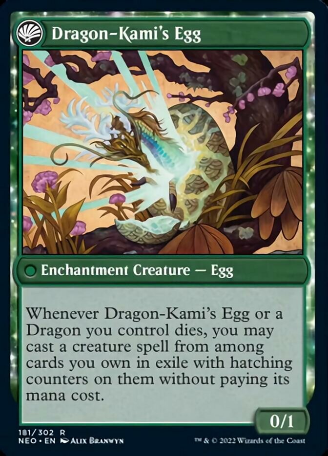 The Dragon-Kami Reborn // Dragon-Kami's Egg [Kamigawa: Neon Dynasty] | Mega City Incorporated