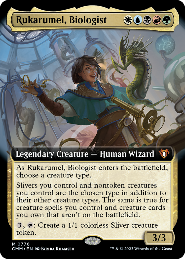 Rukarumel, Biologist (Extended Art) [Commander Masters] | Mega City Incorporated