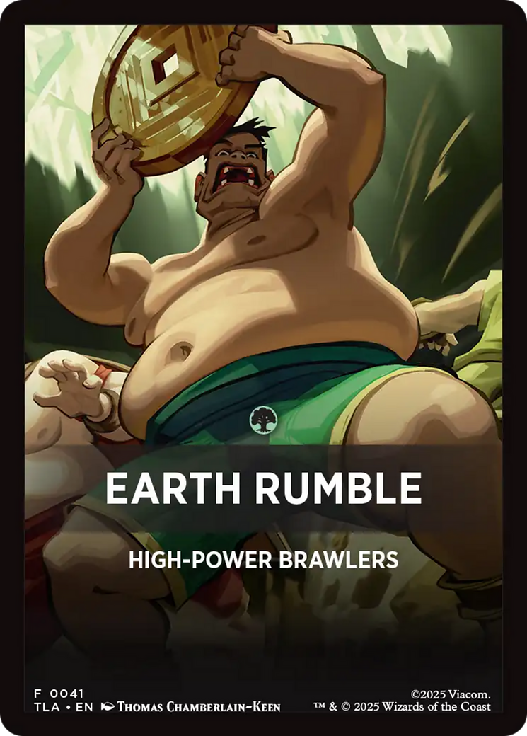 Earth Rumble Theme Card [Avatar: The Last Airbender Tokens] | Mega City Incorporated