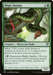 Blight Mamba [Phyrexia: All Will Be One Commander] | Mega City Incorporated