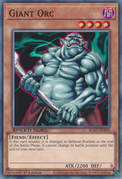 Giant Orc [SGX3-ENE09] Common | Mega City Incorporated