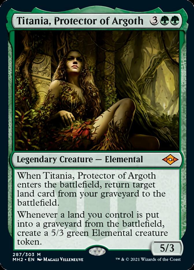 Titania, Protector of Argoth (Foil Etched) [Modern Horizons 2] | Mega City Incorporated