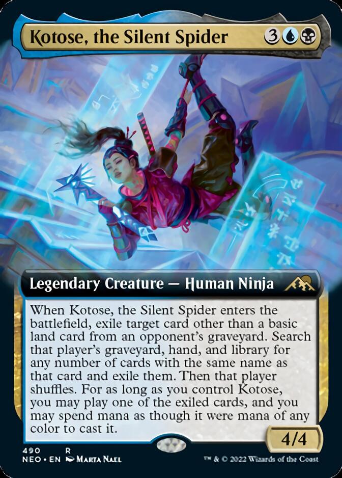 Kotose, the Silent Spider (Extended Art) [Kamigawa: Neon Dynasty] | Mega City Incorporated
