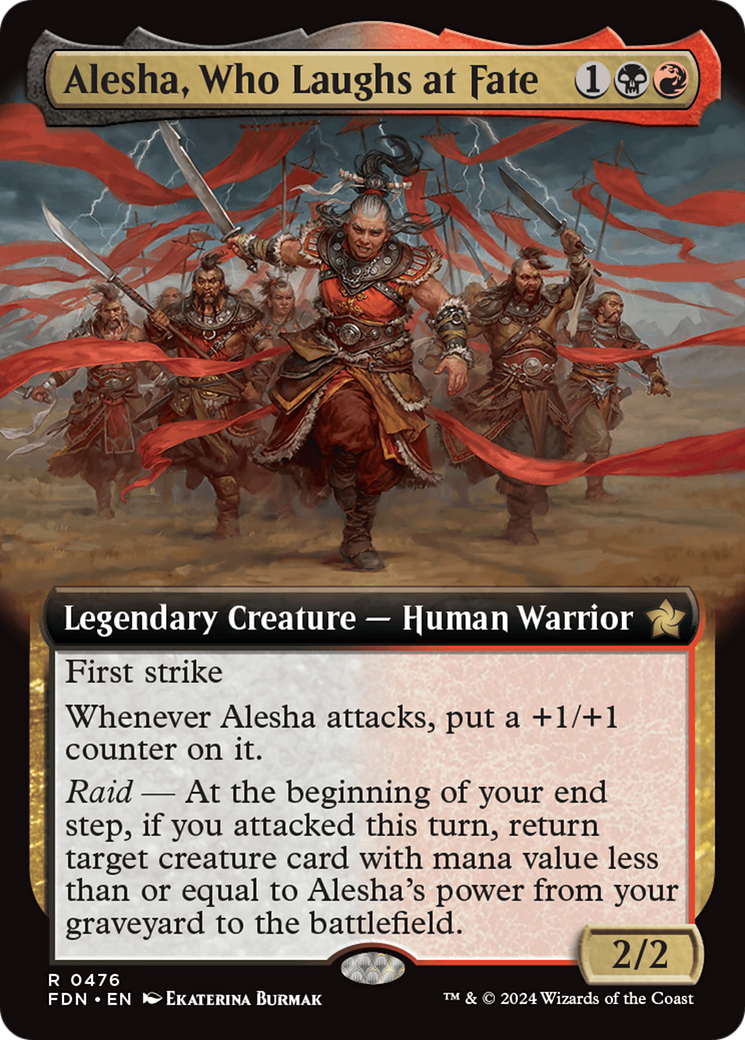 Alesha, Who Laughs at Fate (Extended Art) [Foundations] | Mega City Incorporated