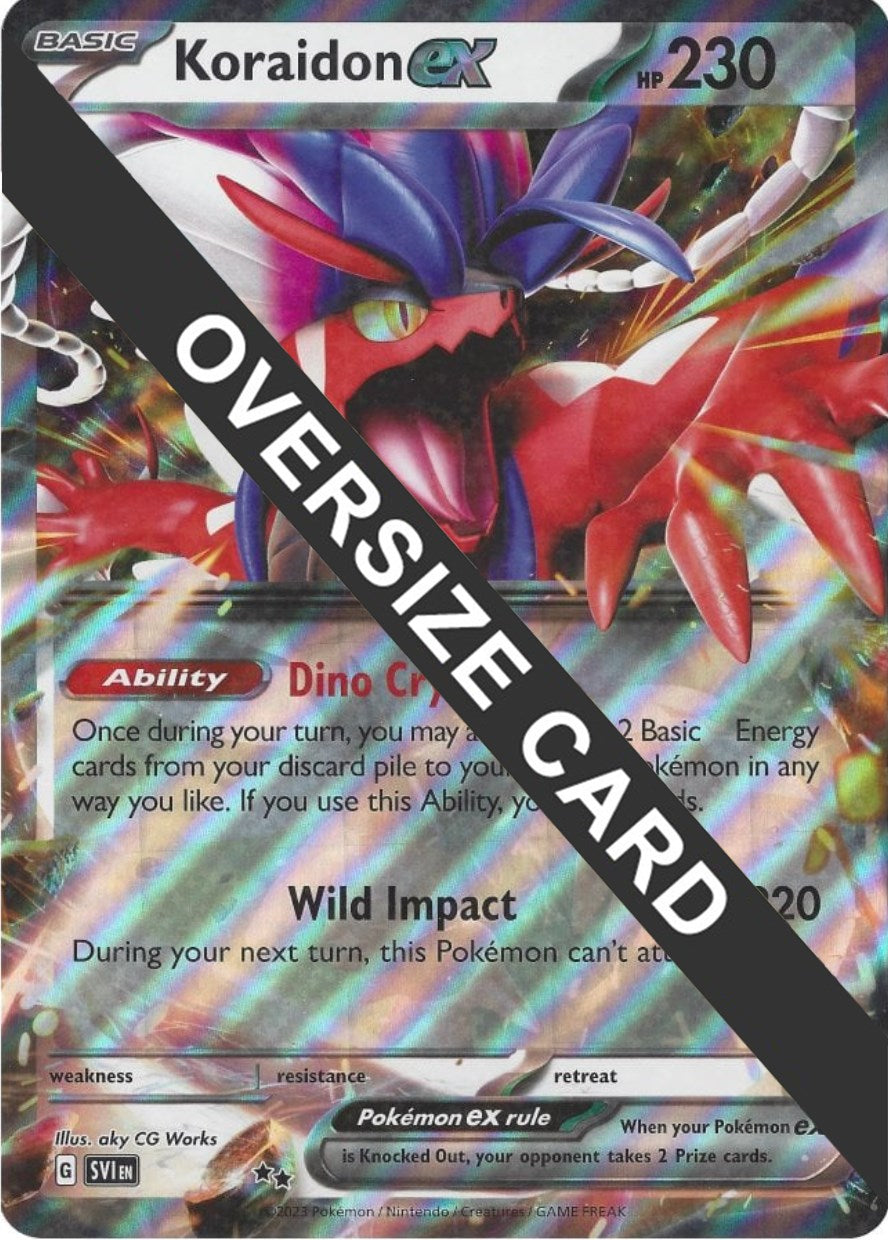 Koraidon ex (125/198) (Jumbo Card) [Scarlet & Violet: Base Set] | Mega City Incorporated