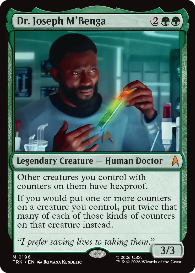 Dr. Joseph M'Benga [Star Trek] | Mega City Incorporated
