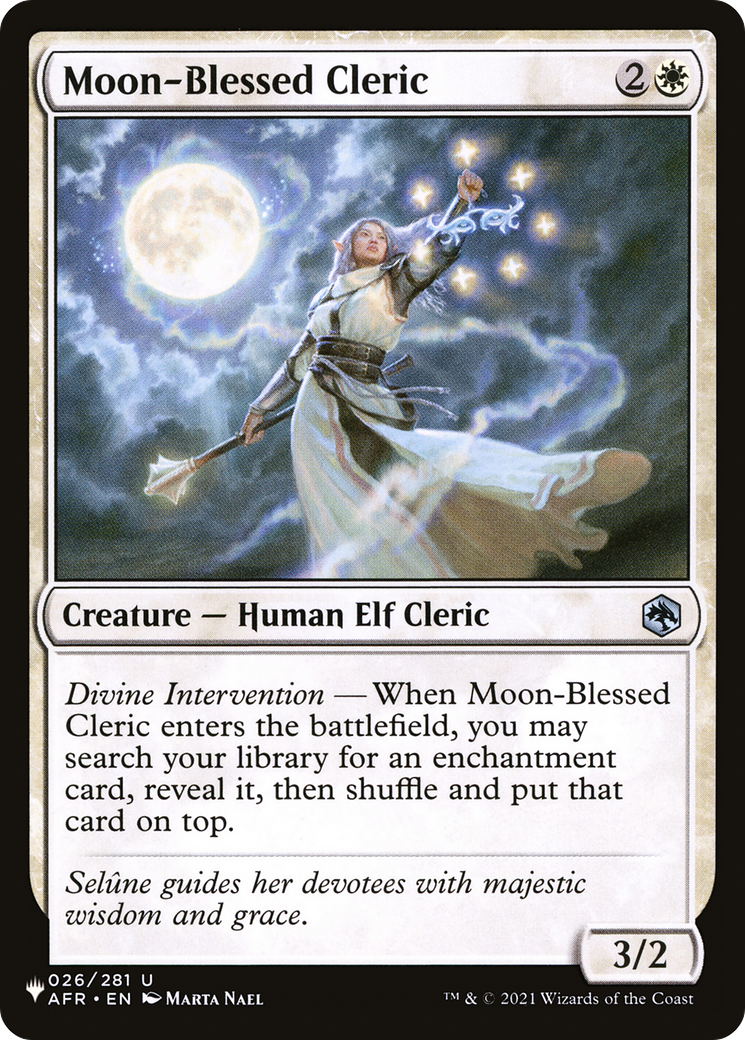 Moon-Blessed Cleric [The List] | Mega City Incorporated