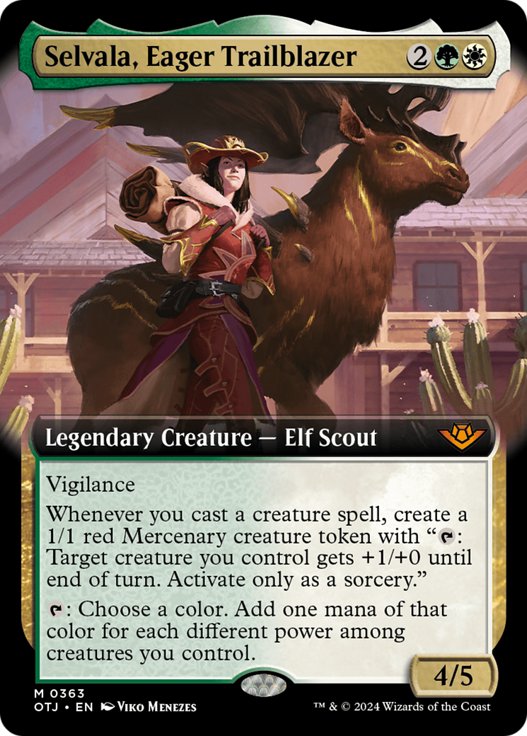 Selvala, Eager Trailblazer (Extended Art) [Outlaws of Thunder Junction] | Mega City Incorporated