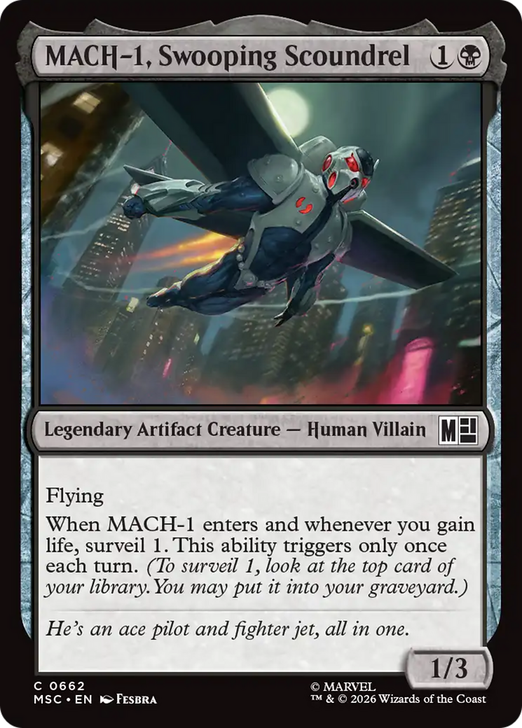 MACH-1, Swooping Scoundrel [Marvel Super Heroes Commander] | Mega City Incorporated