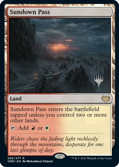 Sundown Pass (Promo Pack) [Innistrad: Crimson Vow Promos] | Mega City Incorporated