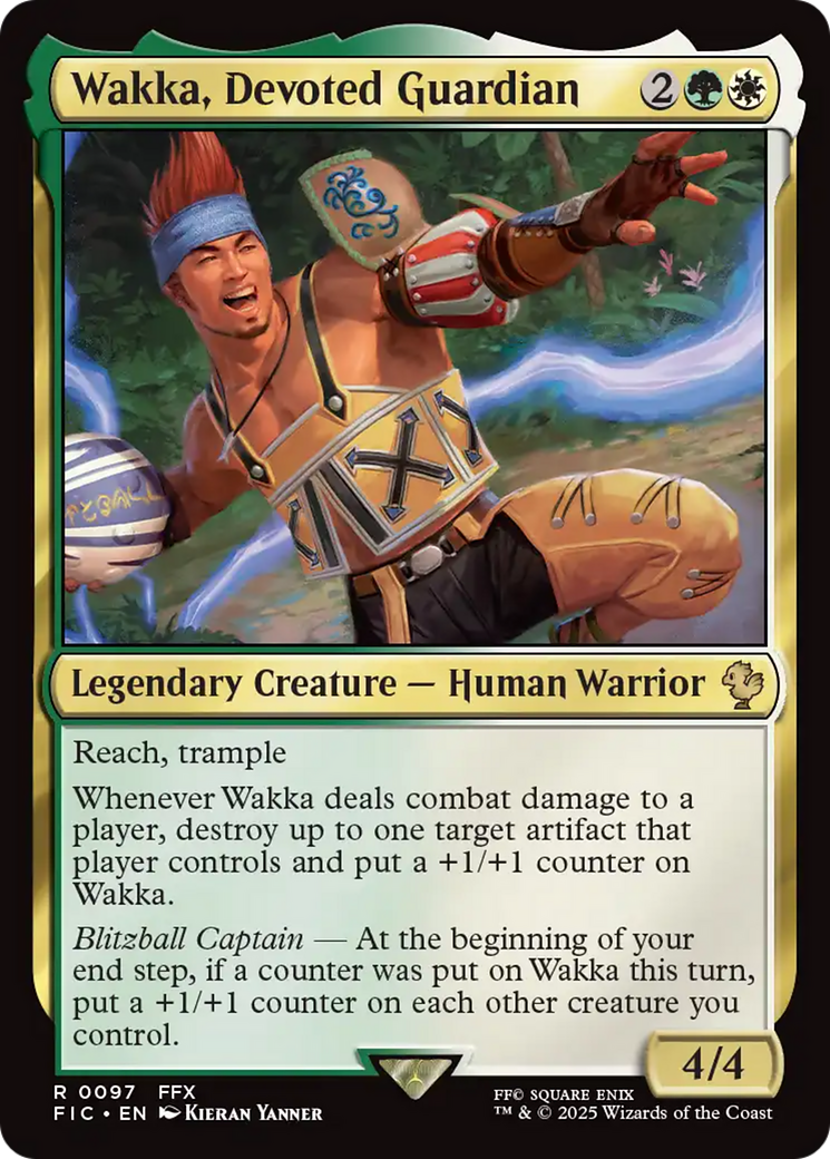 Wakka, Devoted Guardian [FINAL FANTASY Commander] | Mega City Incorporated