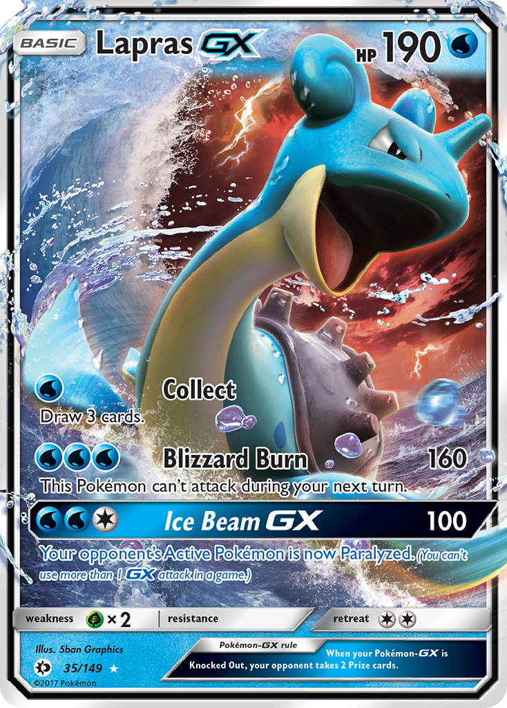 Lapras GX (35/149) [Sun & Moon: Base Set] | Mega City Incorporated