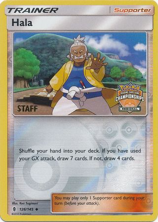 Hala (126/145) (Regional Championship Promo Staff) [Sun & Moon: Guardians Rising] | Mega City Incorporated