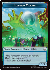 Spider // Illusion Villain Double-Sided Token [Marvel's Spider-Man Tokens] | Mega City Incorporated