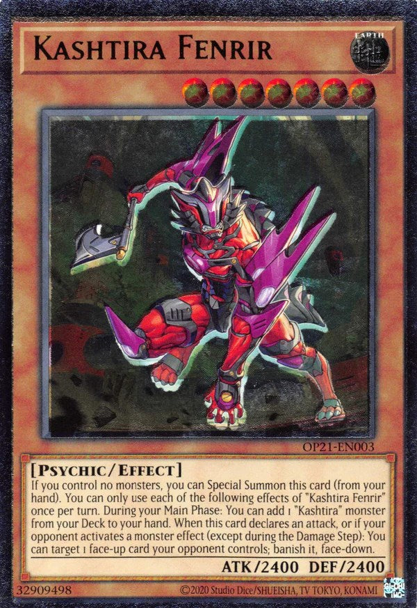 Kashtira Fenrir [OP21-EN003] Ultimate Rare | Mega City Incorporated