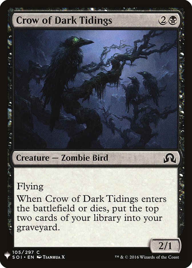 Crow of Dark Tidings [Mystery Booster] | Mega City Incorporated