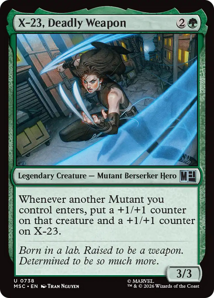 X-23, Deadly Weapon [Marvel Super Heroes Commander] | Mega City Incorporated