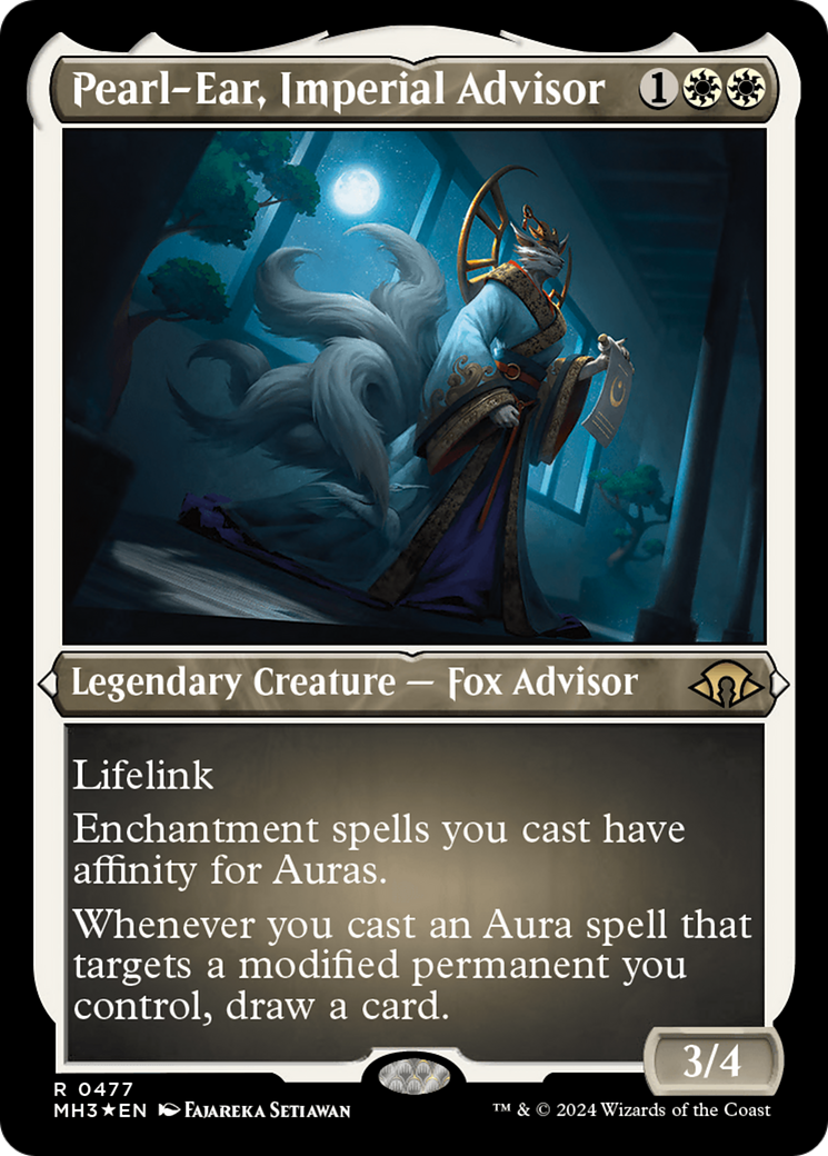 Pearl-Ear, Imperial Advisor (Foil Etched) [Modern Horizons 3] | Mega City Incorporated