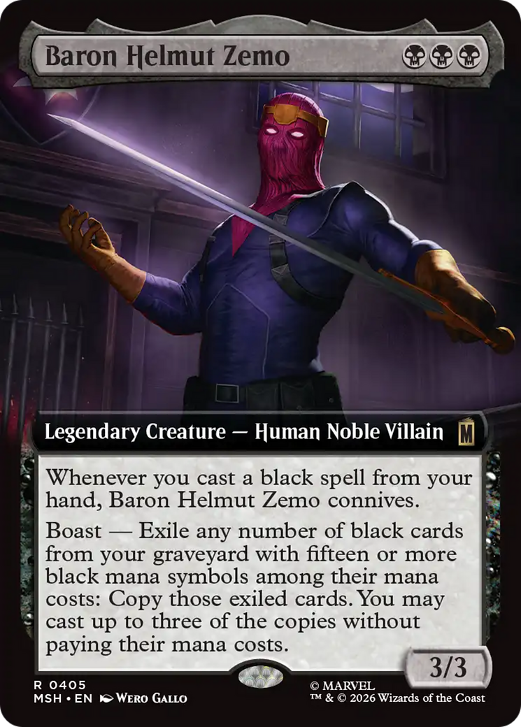 Baron Helmut Zemo (Extended Art) [Marvel Super Heroes] | Mega City Incorporated