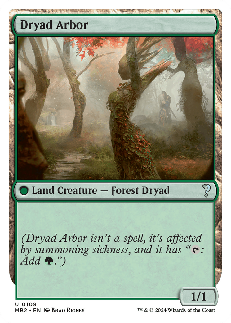 Dryad Arbor (White Border) [Mystery Booster 2] | Mega City Incorporated