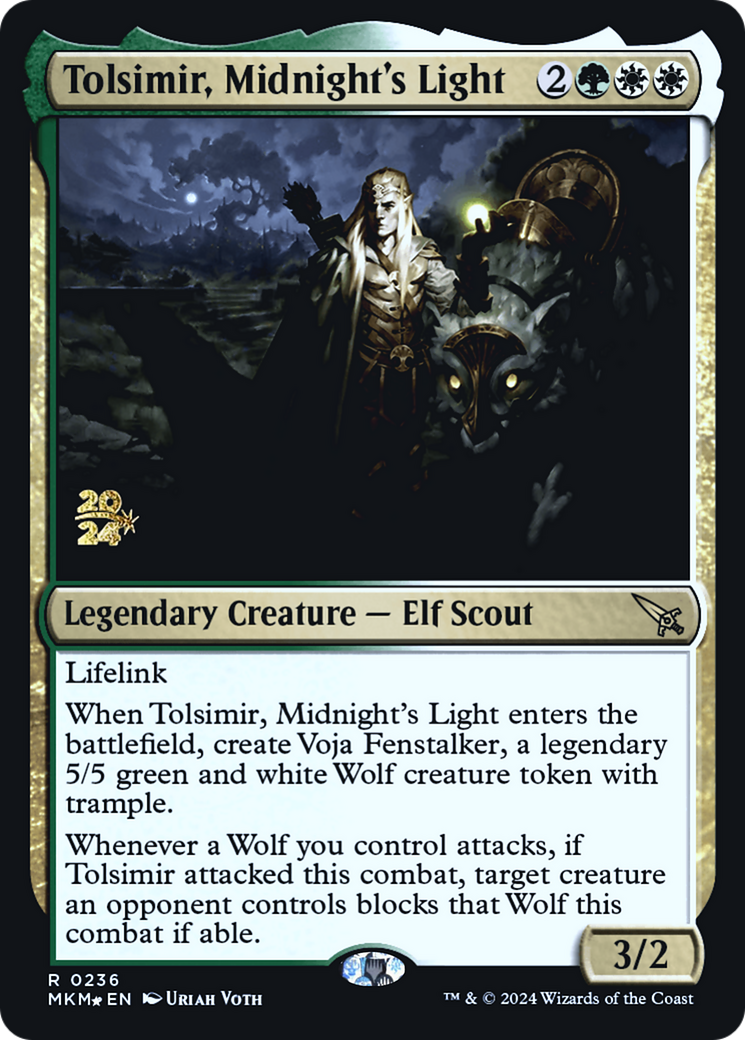 Tolsimir, Midnight's Light [Murders at Karlov Manor Prerelease Promos] | Mega City Incorporated