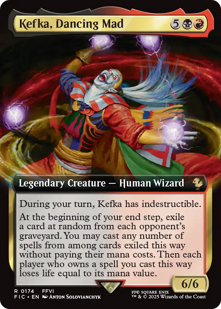 Kefka, Dancing Mad (Extended Art) [FINAL FANTASY Commander] | Mega City Incorporated