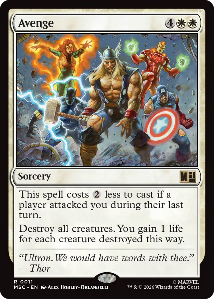 Avenge [Marvel Super Heroes Commander] | Mega City Incorporated