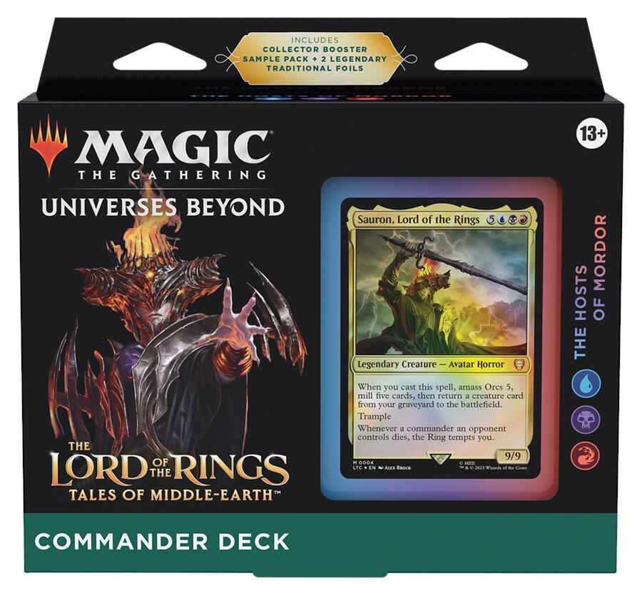 Lord of the Rings MTG Commander Deck The Host of Mordor | Mega City Incorporated