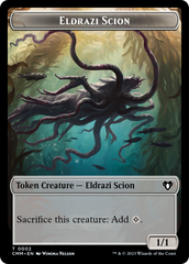 Manifest // Eldrazi Scion Double-Sided Token [Commander Masters Tokens] | Mega City Incorporated