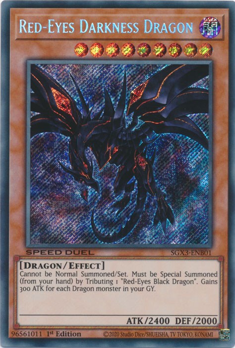 Red-Eyes Darkness Dragon [SGX3-ENB01] Secret Rare | Mega City Incorporated