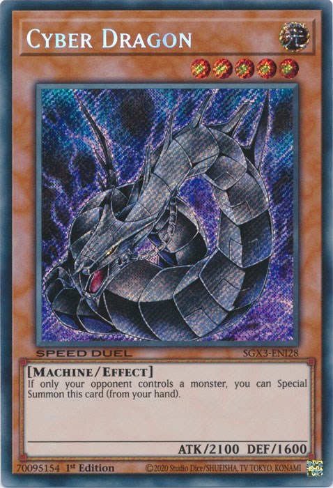 Cyber Dragon [SGX3-ENI28] Secret Rare | Mega City Incorporated