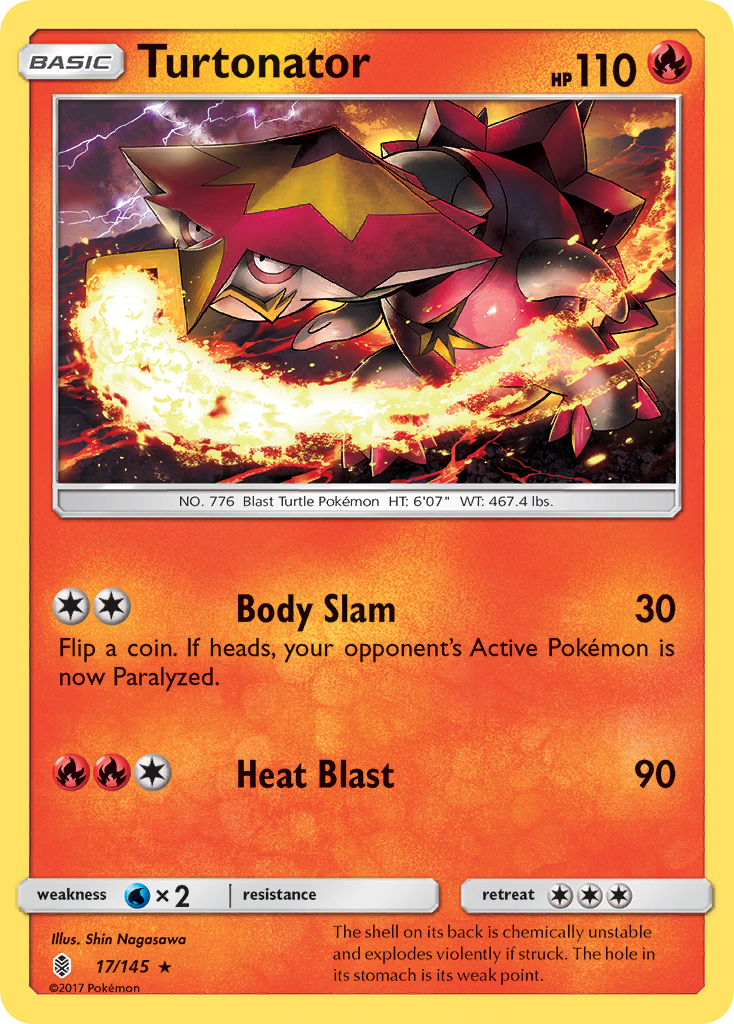 Turtonator (17/145) [Sun & Moon: Guardians Rising] | Mega City Incorporated