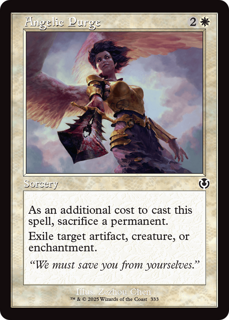 Angelic Purge (Retro Frame) [Innistrad Remastered] | Mega City Incorporated