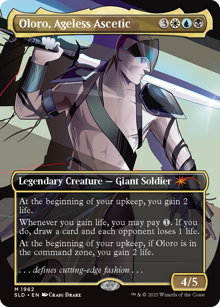 Oloro, Ageless Ascetic (Rainbow Foil) [Secret Lair Drop Series] | Mega City Incorporated