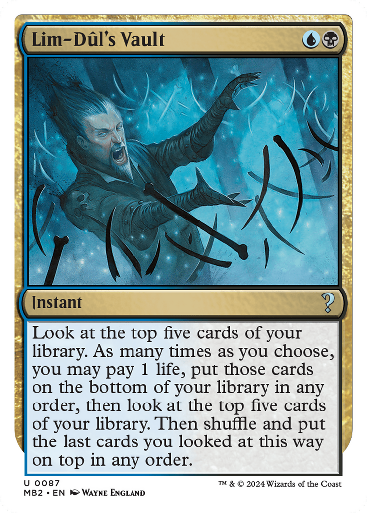 Lim-Dul's Vault (White Border) [Mystery Booster 2] | Mega City Incorporated