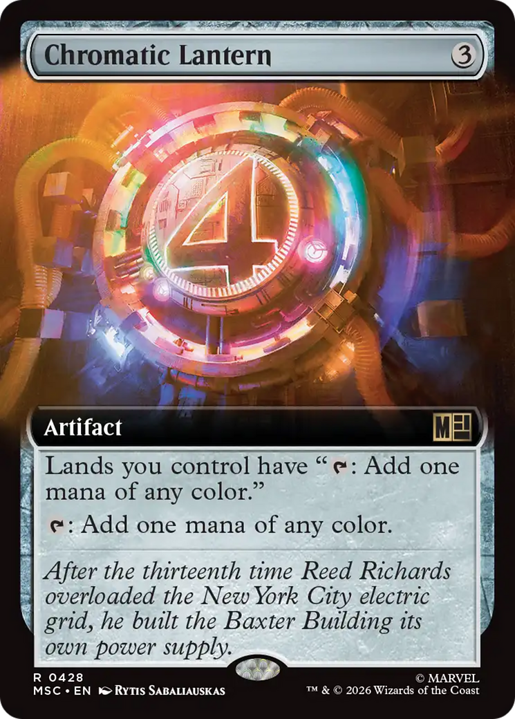 Chromatic Lantern (Extended Art) [Marvel Super Heroes Commander] | Mega City Incorporated