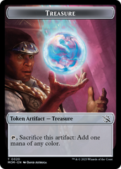 Treasure (20) // Knight Double-Sided Token [March of the Machine Tokens] | Mega City Incorporated