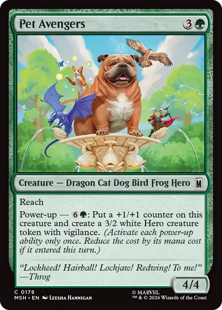 Pet Avengers [Marvel Super Heroes] | Mega City Incorporated