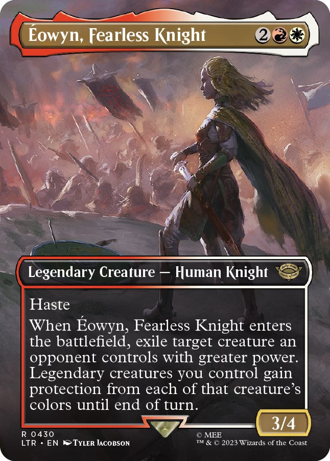 Eowyn, Fearless Knight (Borderless Alternate Art) [The Lord of the Rings: Tales of Middle-Earth] | Mega City Incorporated