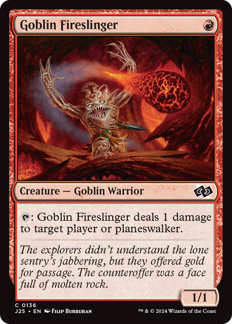 Goblin Fireslinger [Foundations Jumpstart] | Mega City Incorporated