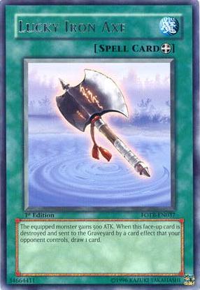 Lucky Iron Axe [FOTB-EN037] Rare | Mega City Incorporated