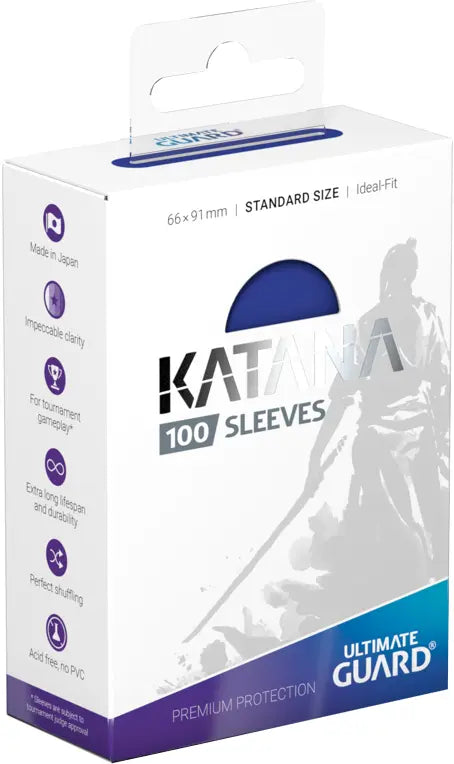 Ultimate Guard KATANA Sleeves Blue (Pack of 100 Sleeves) | Mega City Incorporated