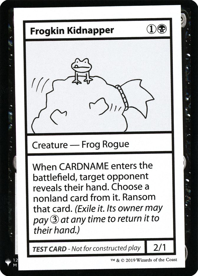 Frogkin Kidnapper [Mystery Booster Playtest Cards] | Mega City Incorporated