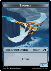 Phyrexian Germ // Thopter Double-Sided Token [Modern Horizons 3 Tokens] | Mega City Incorporated