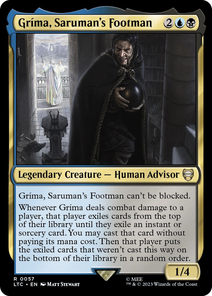 Grima, Saruman's Footman [The Lord of the Rings: Tales of Middle-Earth Commander] | Mega City Incorporated