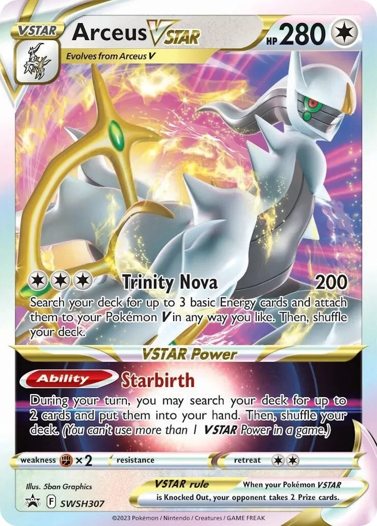 Arceus VSTAR (SWSH307) [Sword & Shield: Black Star Promos] | Mega City Incorporated