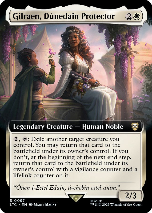 Gilraen, Dunedain Protector (Extended Art) [The Lord of the Rings: Tales of Middle-Earth Commander] | Mega City Incorporated