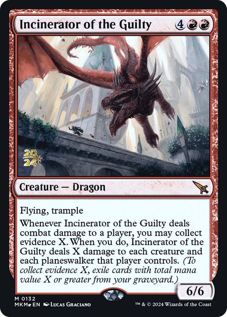 Incinerator of the Guilty [Murders at Karlov Manor Prerelease Promos] | Mega City Incorporated