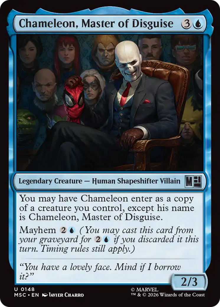 Chameleon, Master of Disguise (Surge Foil) [Marvel Super Heroes Commander] | Mega City Incorporated